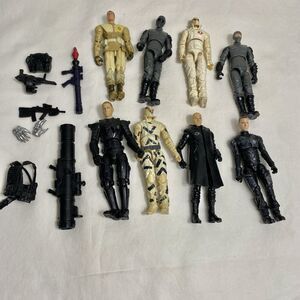 Loose Gi Joe Figure Lot with Accessories Varied Conditions 16 Items Total